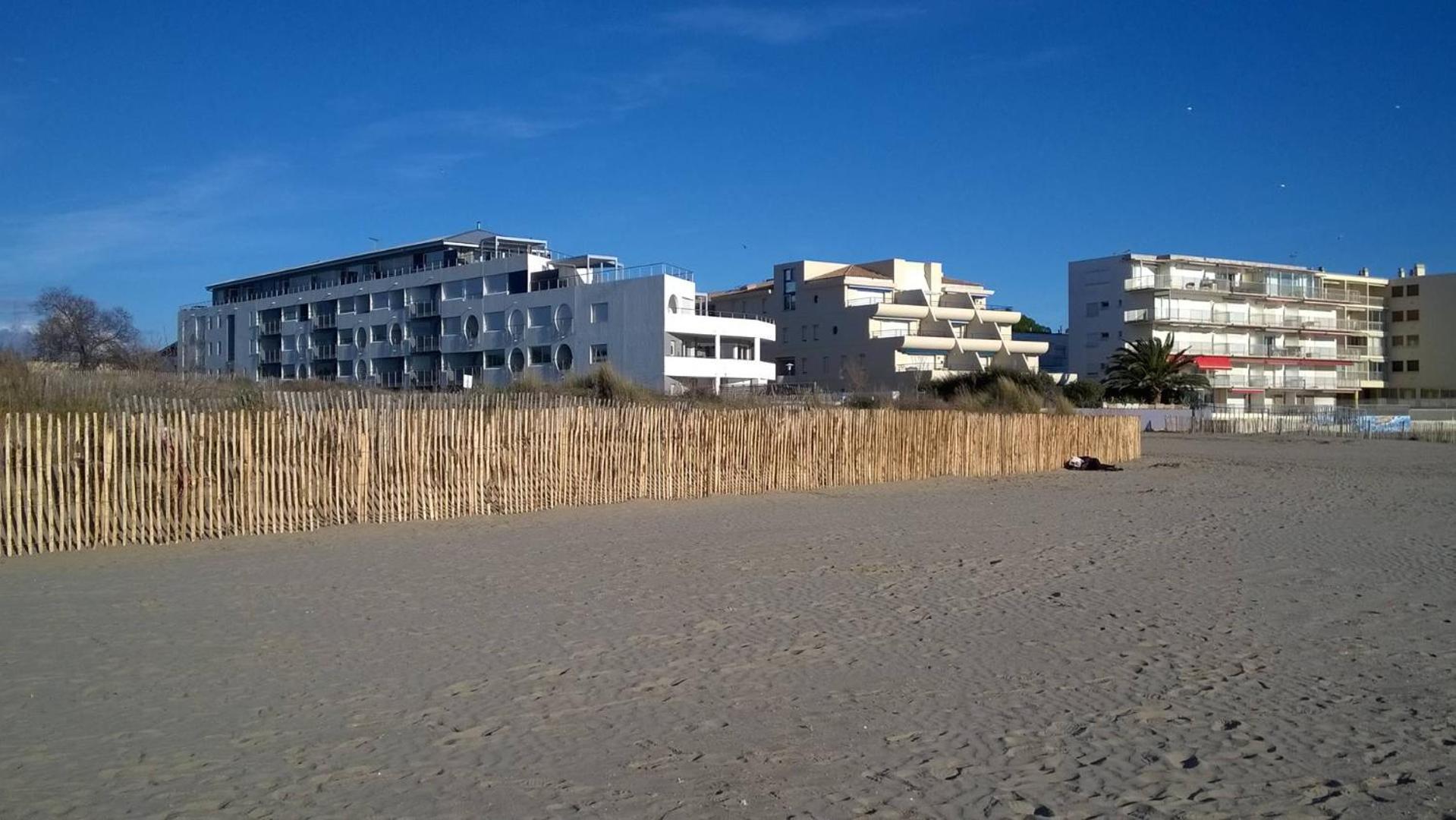 As14629 - P2 Mezzanine Avec Vue Mer Laterale, Dans Une Residence Sur Plage Avec Parking Prive Ле-Гро-дю-Руа Екстер'єр фото
